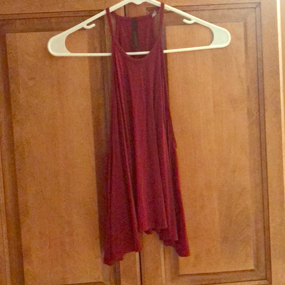 Maroon tank top